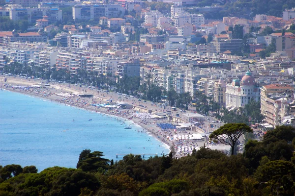Spiagge a Nice, Francia — Foto Stock