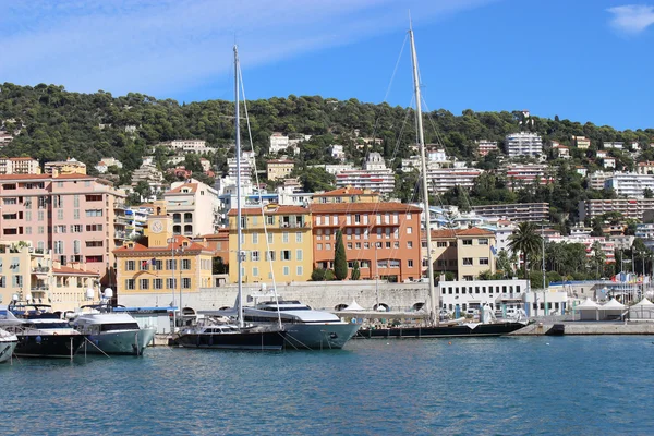 Yacht di lusso nel porto di Nizza — Foto Stock