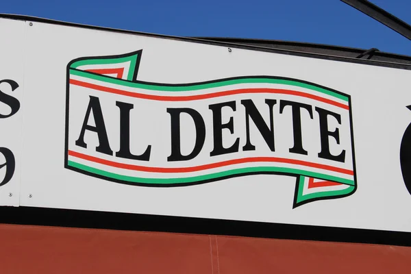 Italiaanse term "Al Dente" — Stockfoto