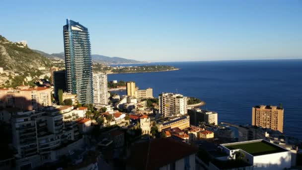 Monaco Monte-Carlo idő telik el — Stock videók