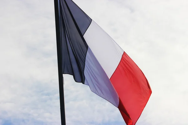 Τρίχρωμη γαλλική σημαία — Φωτογραφία Αρχείου