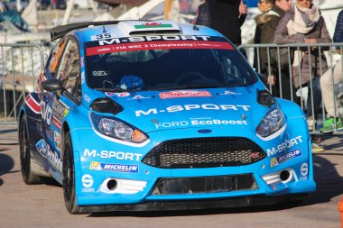 Evans Elfyn Ford Fiesta Rs Wrc2 - Monte Carlo Rallisi 2016