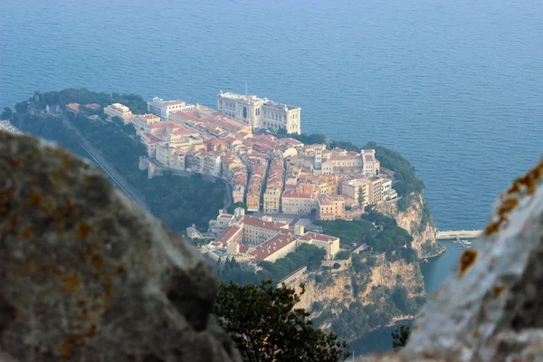 Prinselijk paleis van Monaco, luchtfoto — Stockfoto