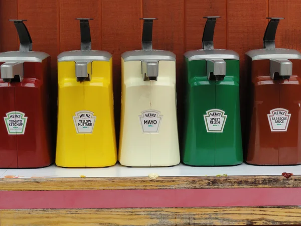 Heinz Dispenser Pack καρύκευμα — Φωτογραφία Αρχείου