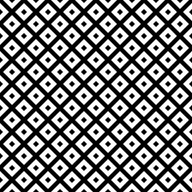 Kumaş için kusursuz geometrik siyah beyaz desen