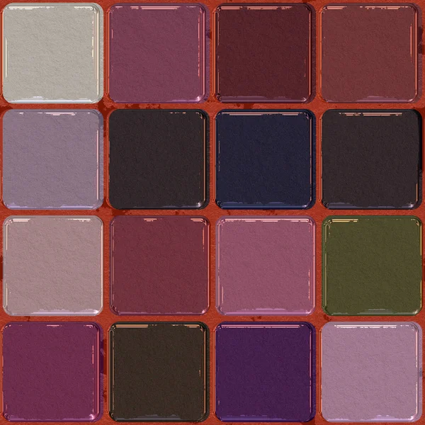 Seamless Purple Makeup Pattern — Stock Photo, Image