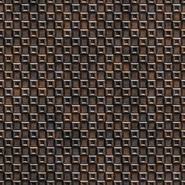 Seamless Rusty Metal Grille Pattern — Stock Photo, Image