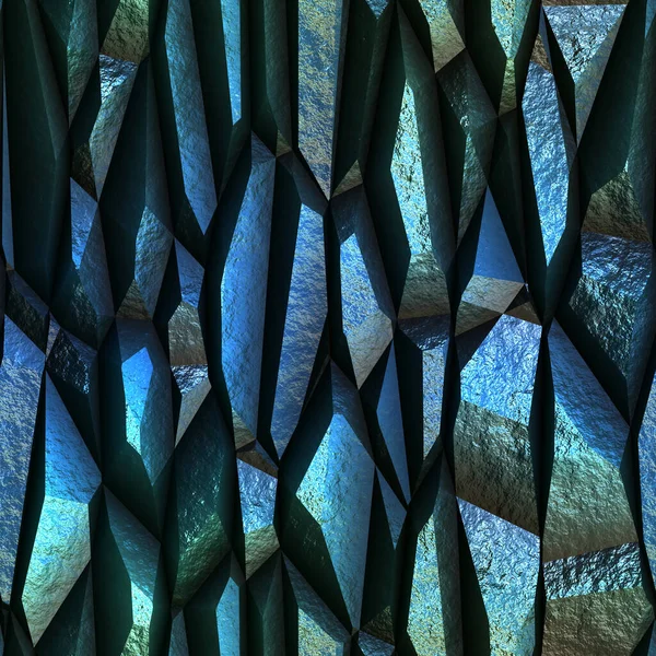 Sömlöst Mönster Glänsande Kristaller — Stockfoto