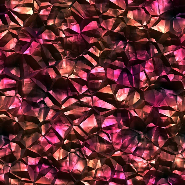 Bezešvé Vzory Kovových Krystalů — Stock fotografie
