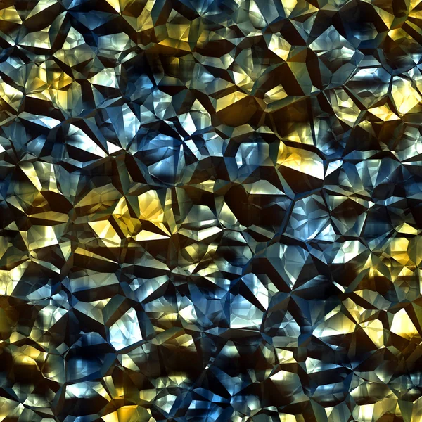 Nahtloses Muster Aus Metallkristallen — Stockfoto