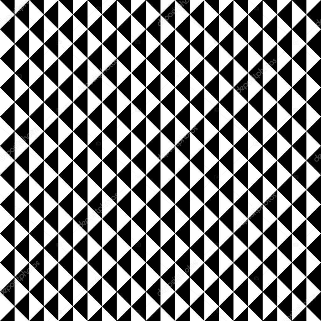 Seamless geometric black and white pattern  for fabric