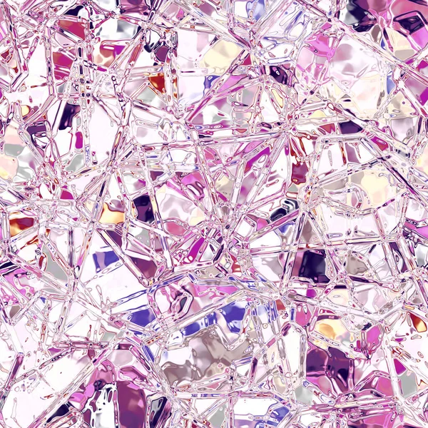 Sömlöst Kristallglas Mönster — Stockfoto