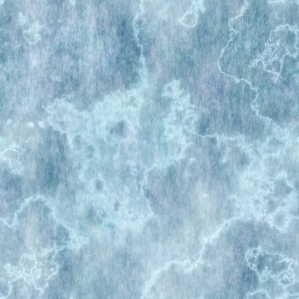 Бесшовный Синий Мраморный Узор — стоковое фото