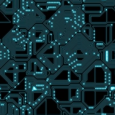 Elektronik yüksek teknoloji modelinin kusursuz deseni