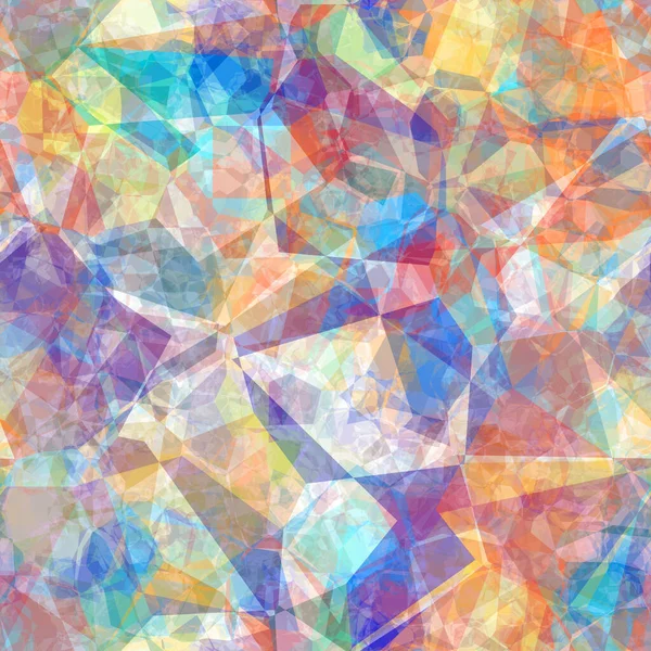 Seamless Polygonal Varicolored Pattern — Stock Photo, Image