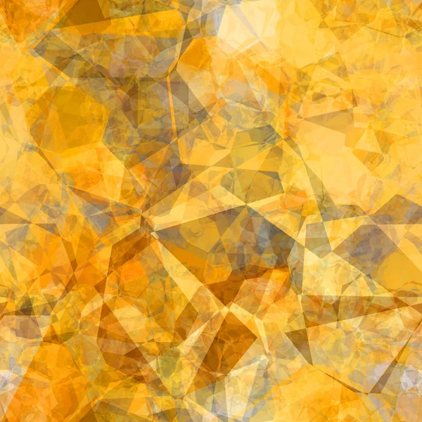 Nahtloses Polygonales Gelbes Muster — Stockfoto