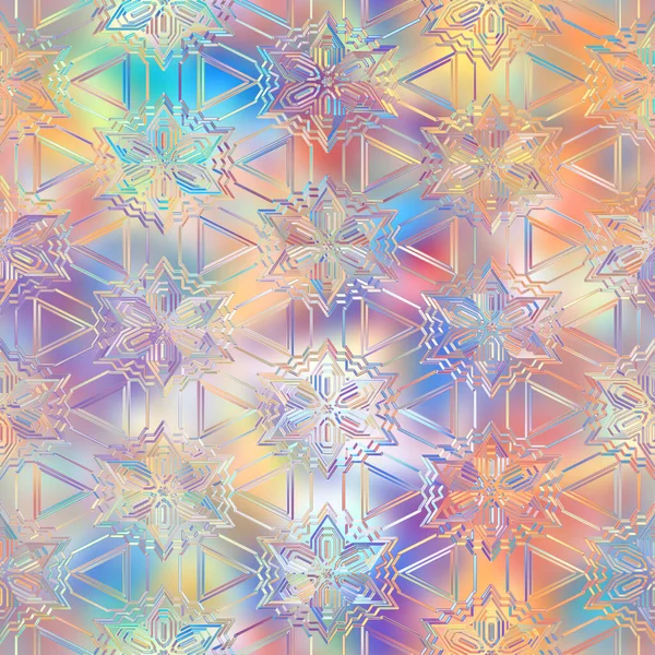 Безшовний Кристалічний Скляний Візерунок — стокове фото