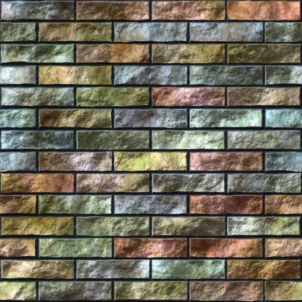 レンガの壁のシームレスなパターン — ストック写真