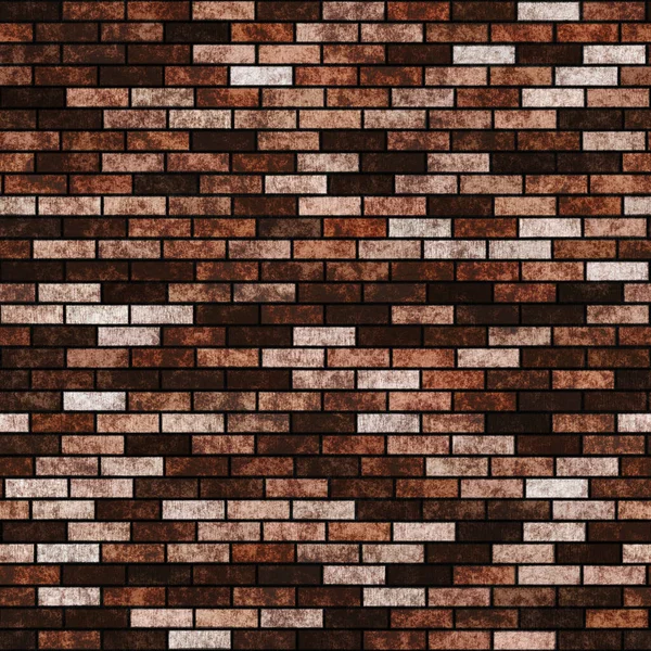 Nahtloses Muster Der Ziegelmauer — Stockfoto