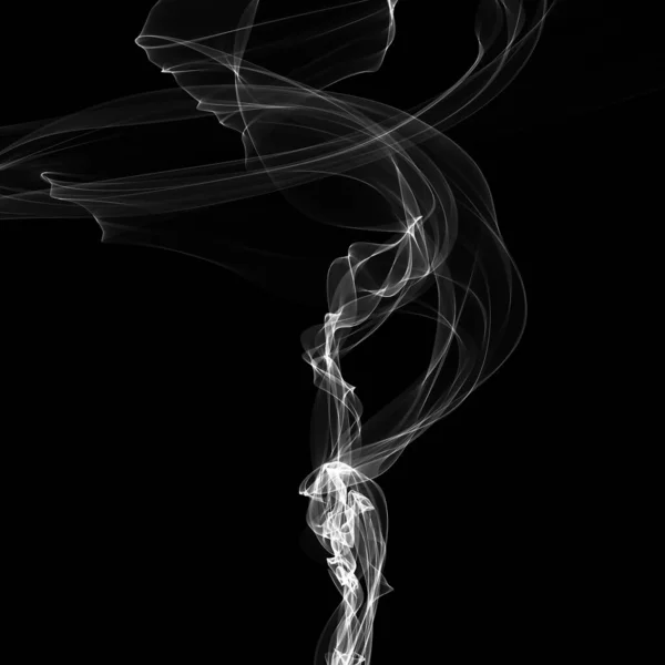 Cigarette Smoke Black — Stock Photo, Image