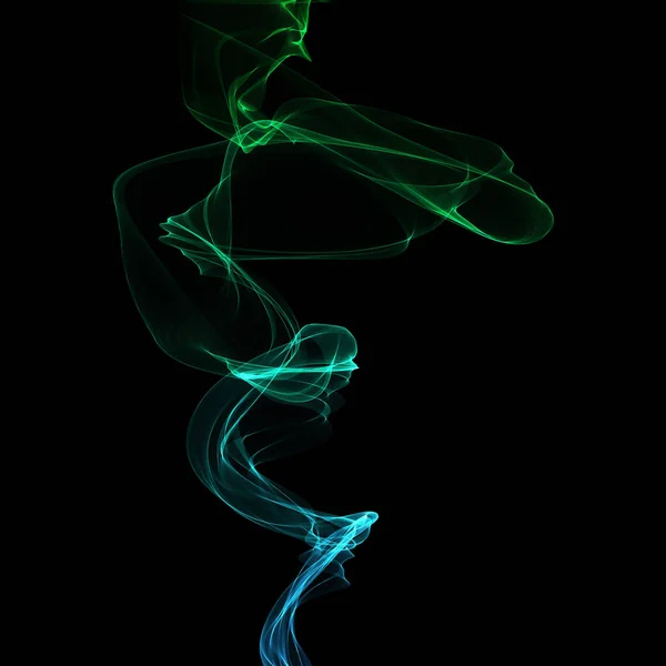 Cigarette Smoke Black — Stock Photo, Image