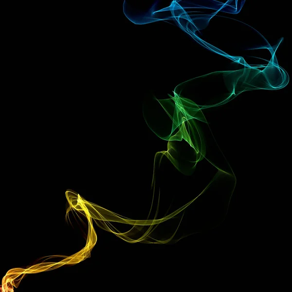 Cigarette Smoke Black — Stock Photo, Image