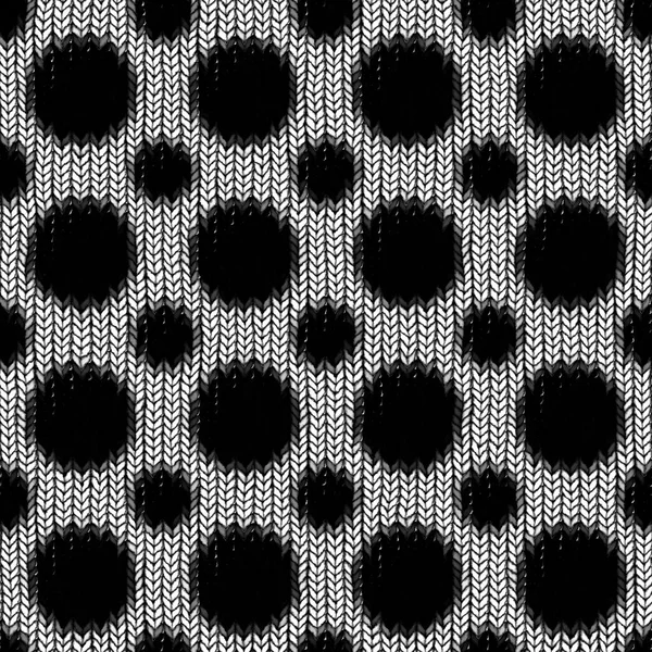 Seamless Geometrical Knitted Pattern — Stock Photo, Image