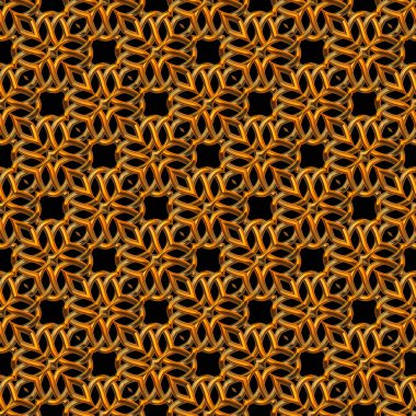 Siyah bukleli altın pürüzsüz desen