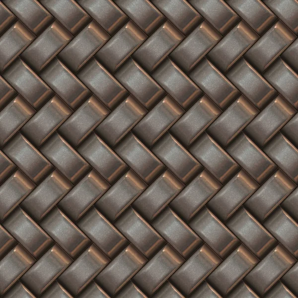 Seamless Metal Weaving Pattern — Stock Photo, Image
