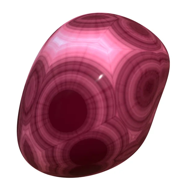 Polished Jewel Rhodonite Pebble — Stock Photo, Image