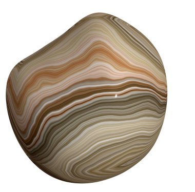 Cilalanmış fibrilasyon Onyx çakıl taşı   