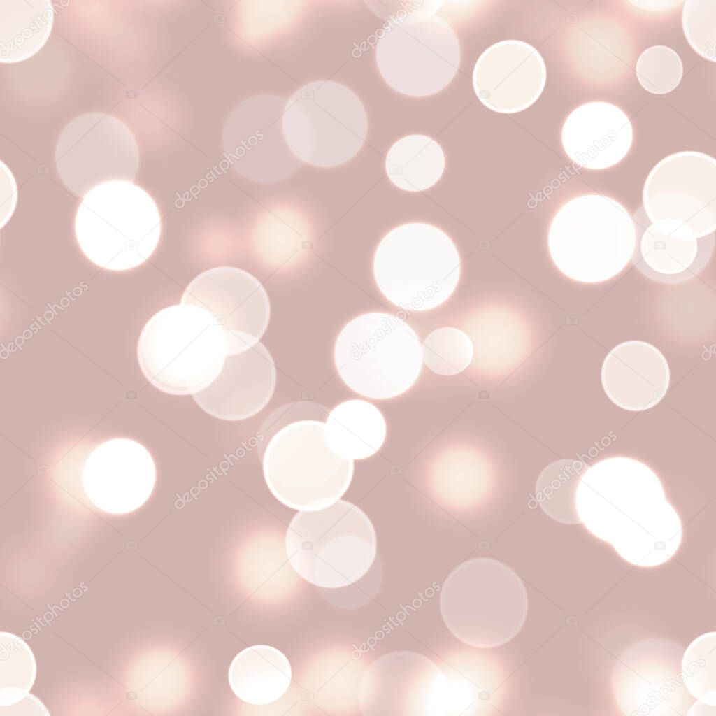 Seamless Bokeh effect  with light background   