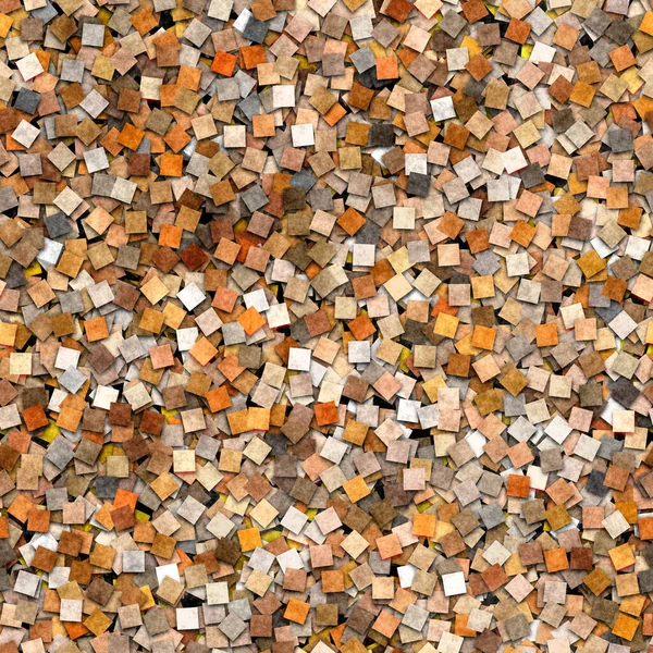 Seamless Scattered Mosaic Pattern — Stock Photo, Image