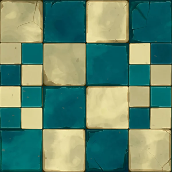 Powtarzający Się Ceramiczny Wzór Mozaiki — Zdjęcie stockowe
