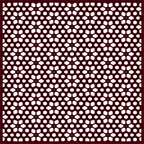 Rejilla Hexagonal Islámica Patrón Árabe —  Fotos de Stock