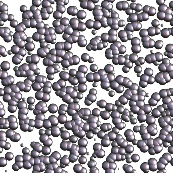 Безперервний Молекулярний Сірий Візерунок — стокове фото