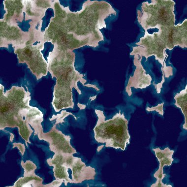 Tekrarlanan yeşil yem manzarası deseni  