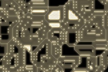 Geniş elektronik yüksek teknoloji devre arkaplanı
