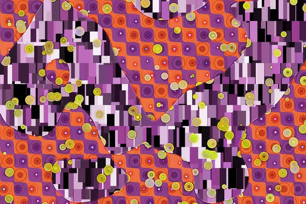 Brede Abstracte Achtergrond Gustav Klimt Stijl — Stockfoto