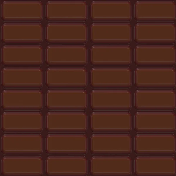 Continuous Pattern Chocolate Bar — Stock Photo, Image