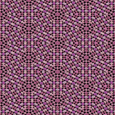 Boncuk işçiliğinin sürekli deseni