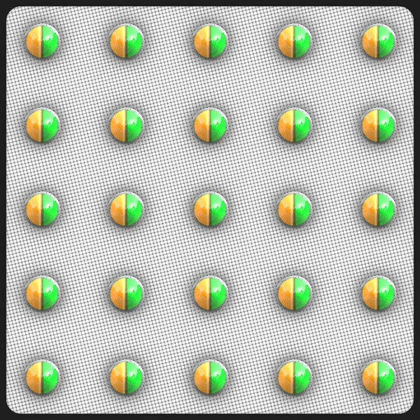 丸薬の正方形のパターン — ストック写真
