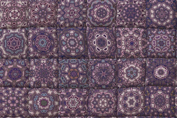 Wide continuous pattern  of quilt blanket