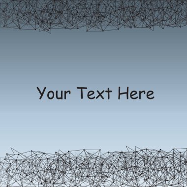  Moleküler yapıyla iş şablonu veya kapağı