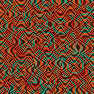 Eşmerkezli arkaplanlar - vektör illüstrasyonu 