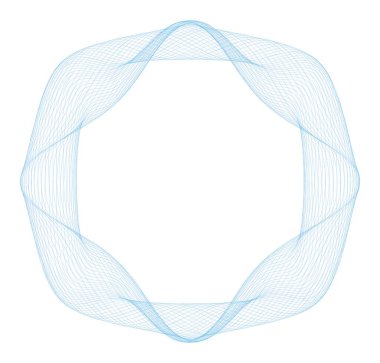 Guilloche Lissajous Element - vektör çizimi