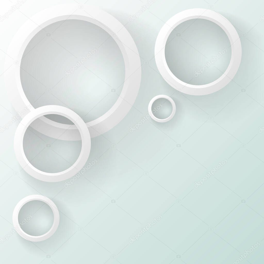 Business template or cover with rings