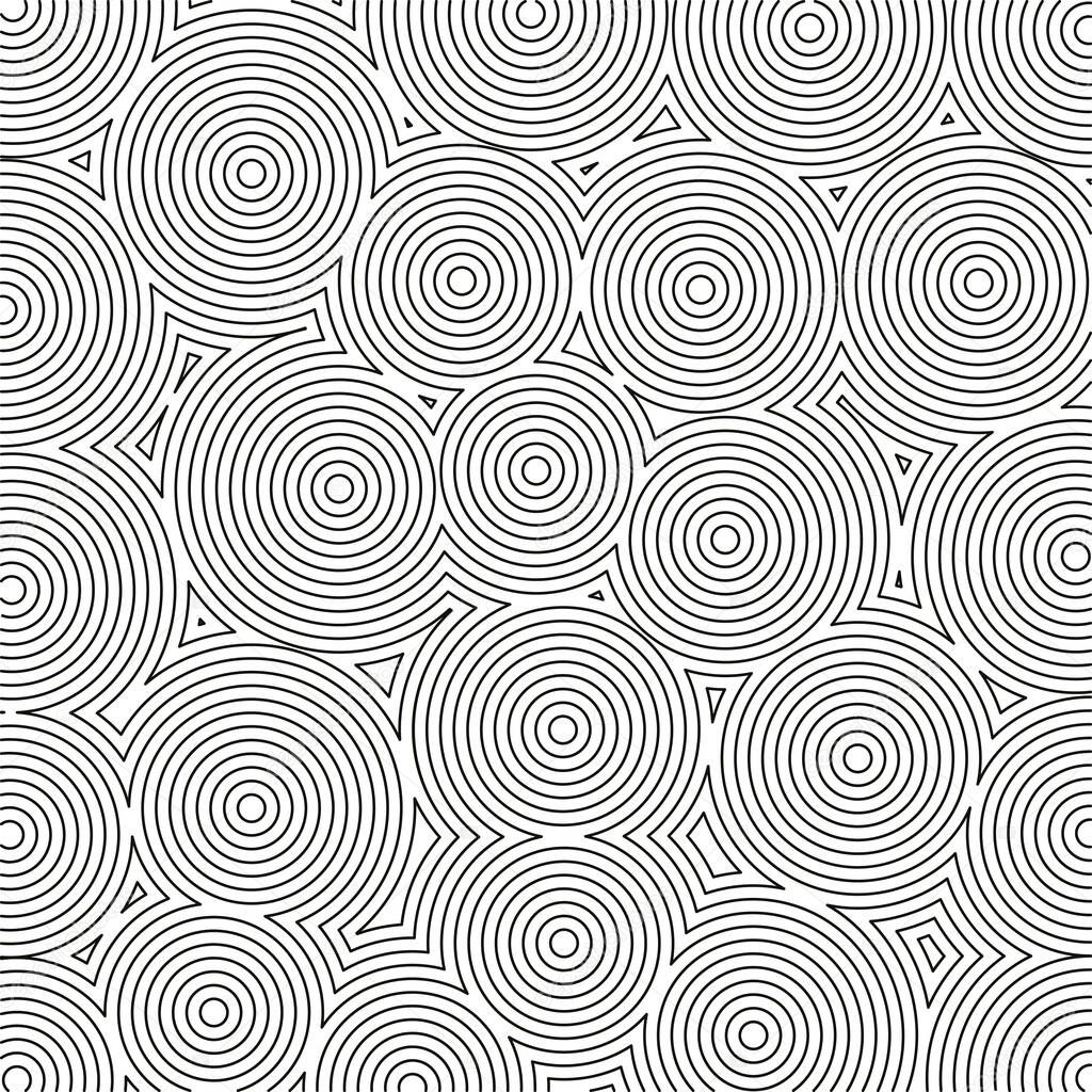 Concentric backgrounds - vector illustration 