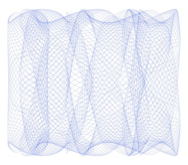 Guilloche Lissajous Element - vektör çizimi