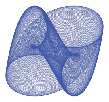 Guilloche Lissajous Element - vektör çizimi